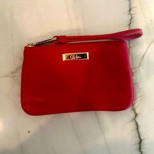 Cole Haan Red wristlet wallet